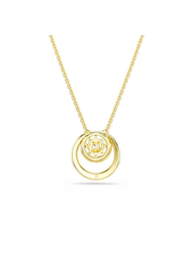 Swarovski  Hyperbola White Crystal Gold Tone Plated Pendant Necklace for Women | Best Price UAE